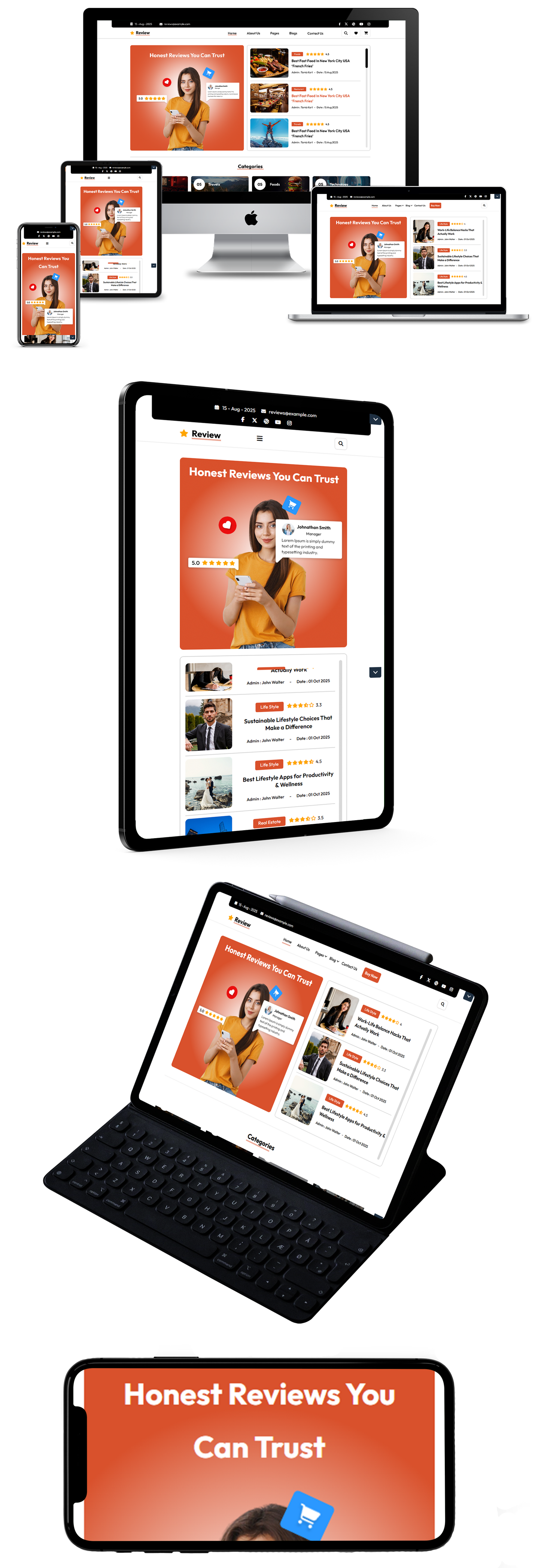 Review WordPress Theme