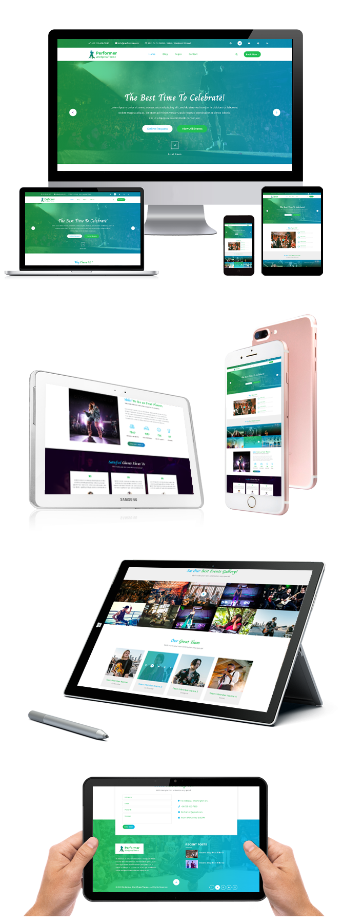 Performer WordPress Theme