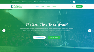 Performer WordPress Theme Thumbnail
