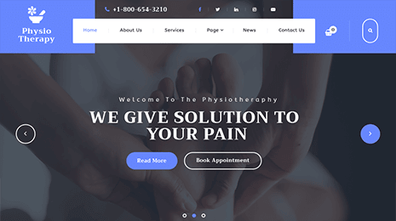 Physiotherapy WordPress Theme Thumbnail