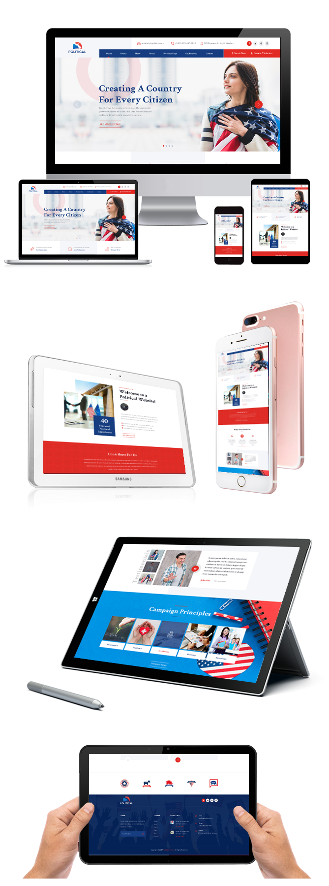 Political Campaign WordPress Theme