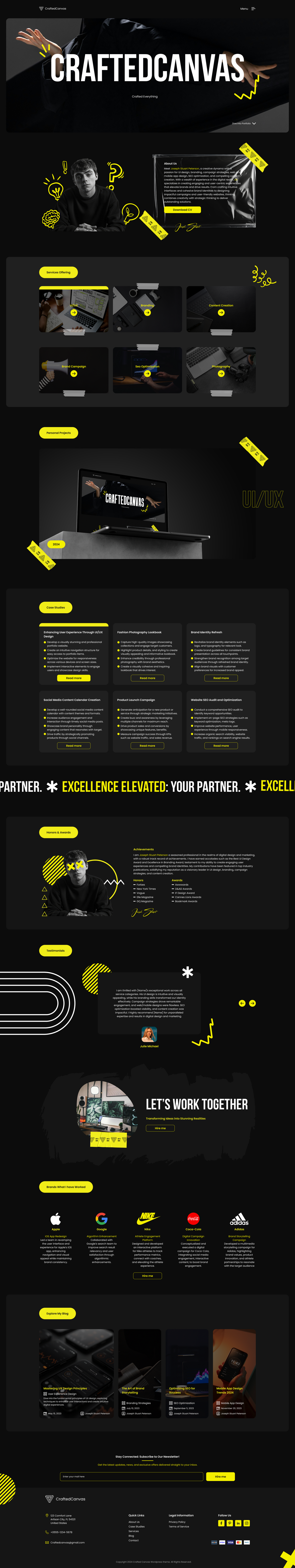 Portfolio Website Figma Template