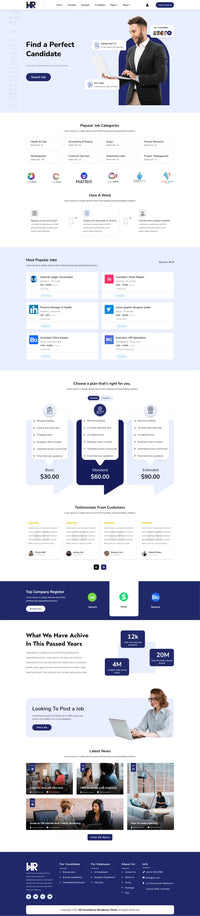 Job Consultancy WordPress Theme