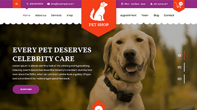 Premium Pet Wordpress Theme Thumbnail