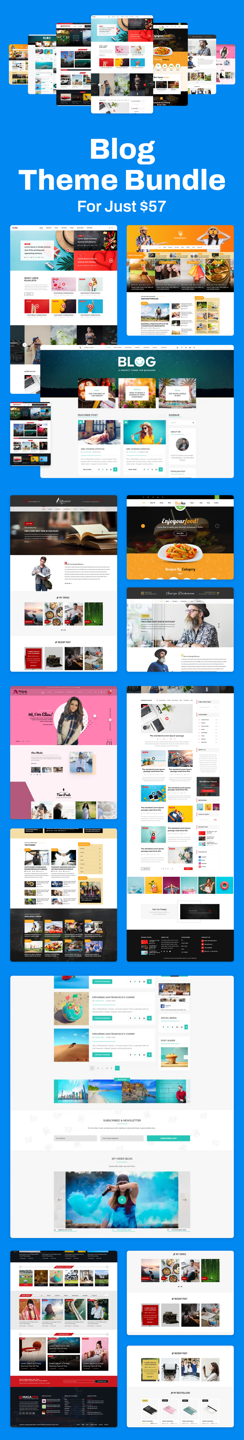 Blog Theme Bundle | Create a Perfect Blog Website on WordPress