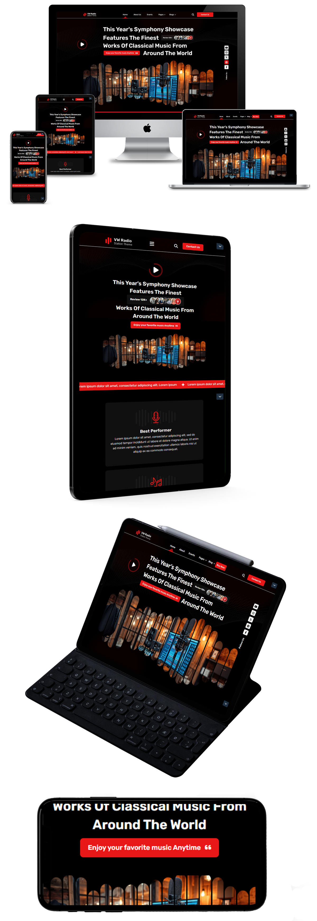 Radio Station WordPress Theme