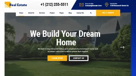 Real Estate WordPress Theme