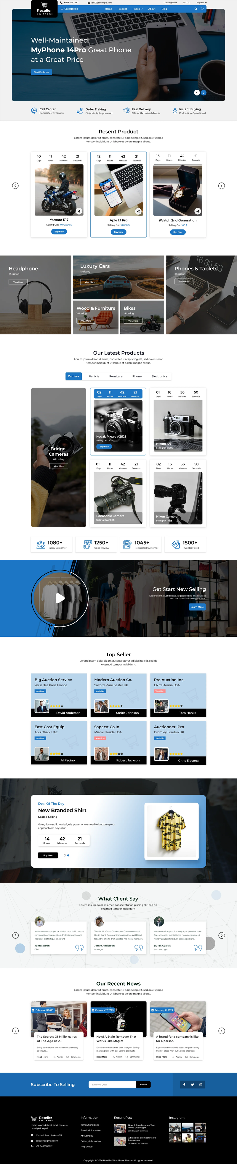 Reseller Store WordPress Theme