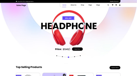 Sales Landing Page Thumbnail 