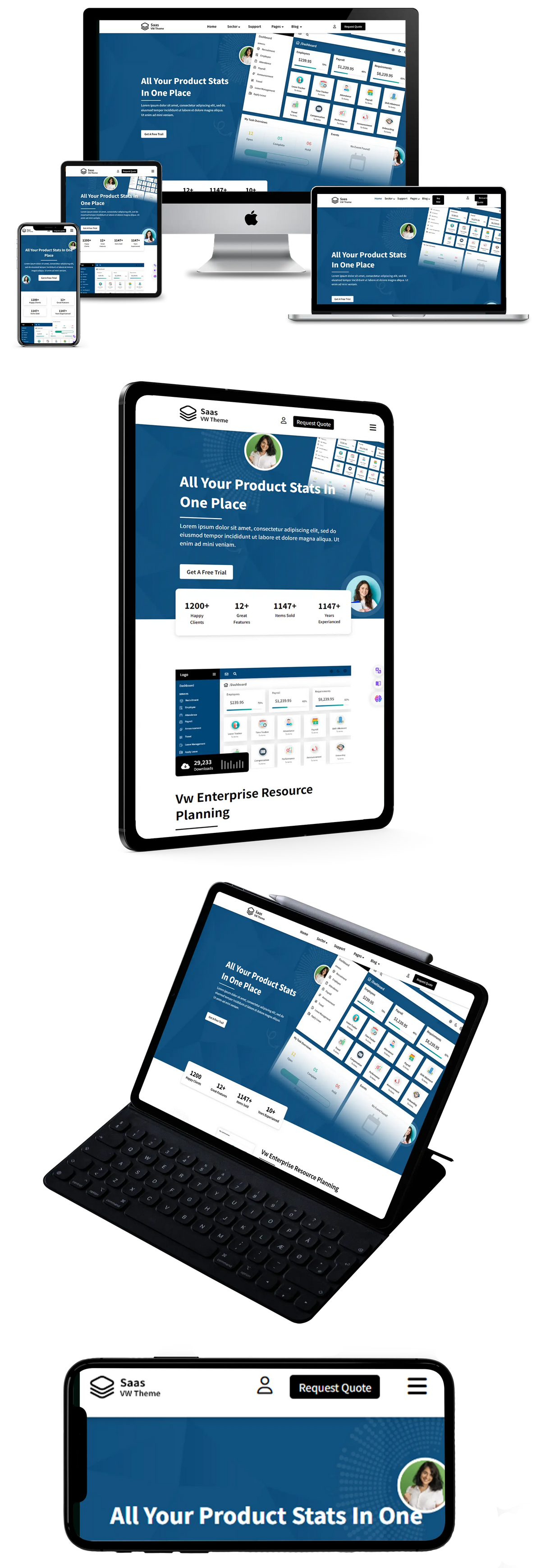 SAAS Services WordPress Theme