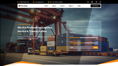 Shipping WordPress Theme Thumbnail