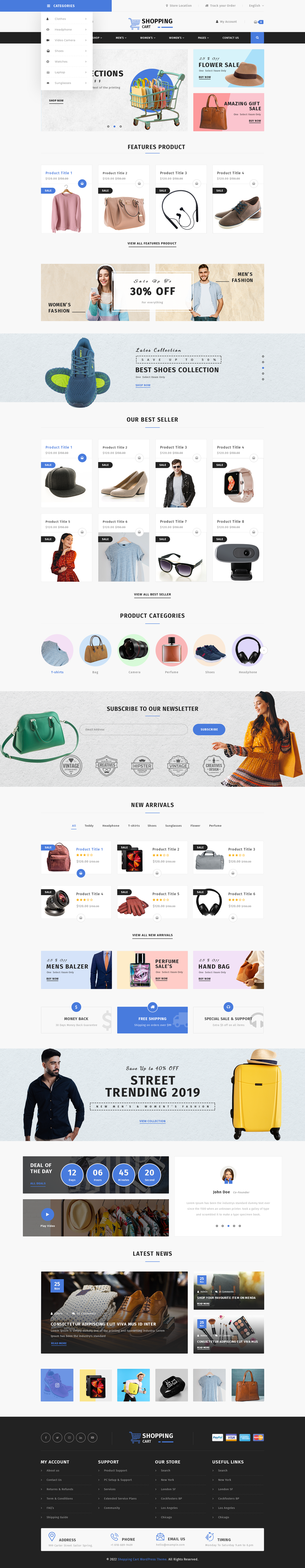 Shopping Cart WordPress Theme For Best Ecommerce Experience.