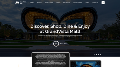 Shopping Mall Website Figma Template Thumbnail