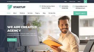 Startup WordPress Theme Thumbnail