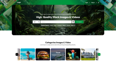 Stock Images WordPress Theme Thumbnail