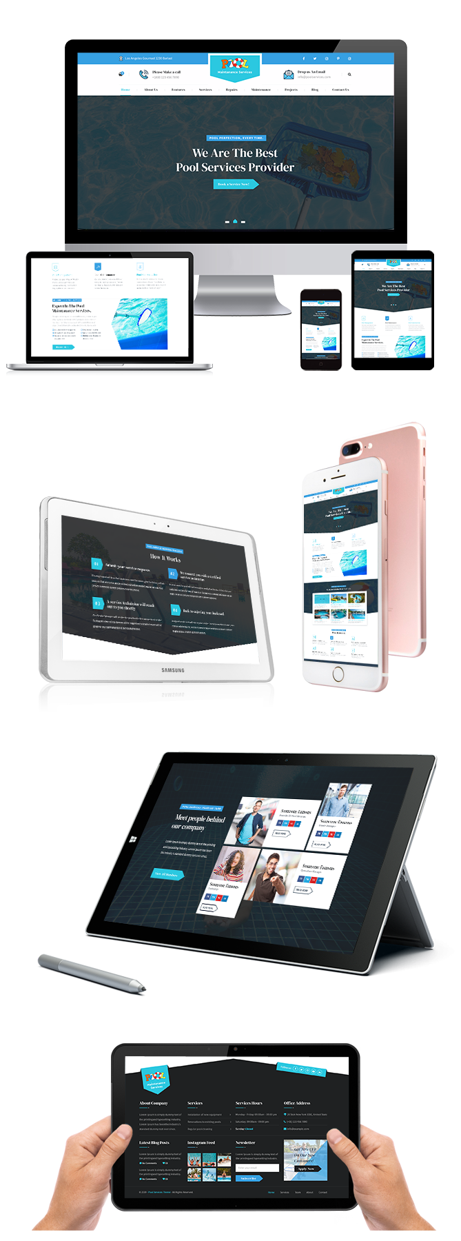 Swimming Pool WordPress Theme