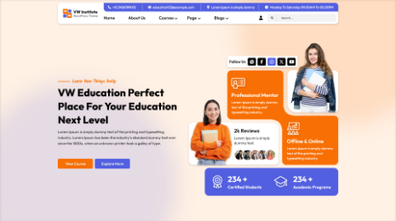 Institute WordPress Theme Thumbnail