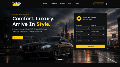 Urban Taxi - Taxi WordPress Theme