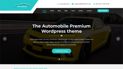 Vehicle WordPress Theme Thumbnail
