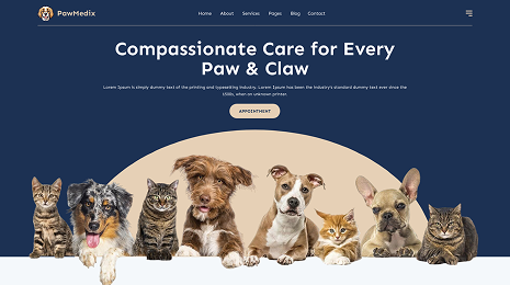 Veterinary WordPress Theme
