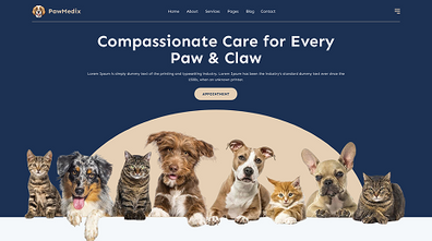Veterinary WordPress Theme Thumbnail