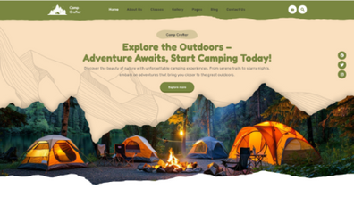 Camping WordPress Theme Thumbnail