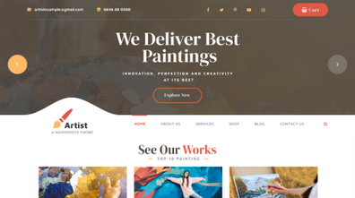 Free Poet WordPress Theme Thumbnail