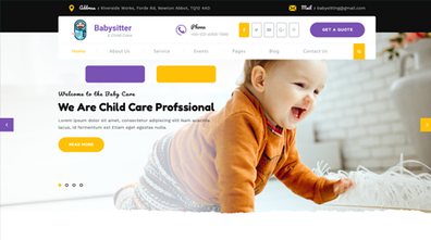 Babysitter WordPress Theme Thumbnail