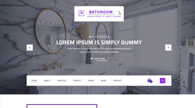 Bathroom WordPress Theme Thumbnail