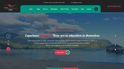 Beach Resort WordPress Theme Thumbnail