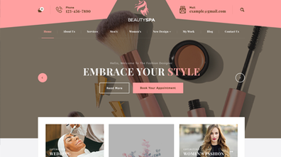 Beauty WordPress Theme Thumbnail