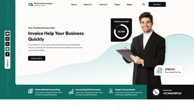 Chartered Accountant WordPress Theme Thumbnail