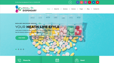 Dispensary WordPress Theme Thumbnail