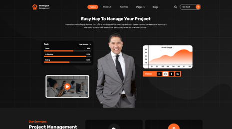 Free Project WordPress Theme