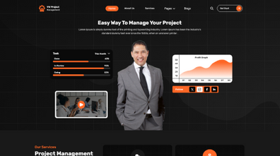 Free Project WordPress Theme Thumbnail