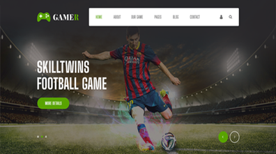 Gamer WordPress Theme Thumbnail