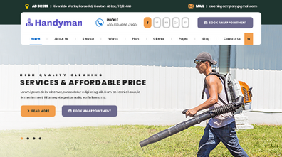 Handyman WordPress Theme Thumbnail