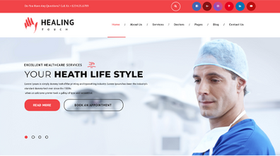 Healing Touch WordPress Theme Thumbnail