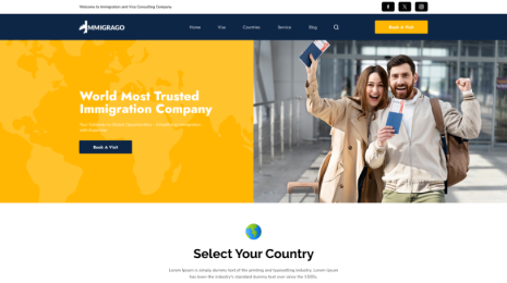 Immigration WordPress Theme