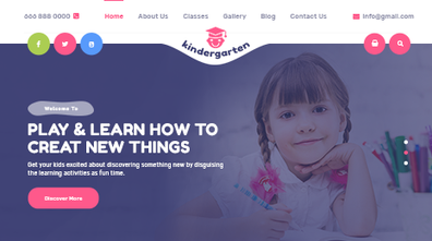 Kindergarten WordPress Theme Thumbnail