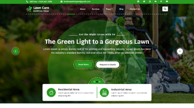 Lawn Care WordPress Theme Thumbnail