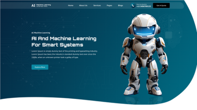 Machine Learning WordPress Theme Thumbnail