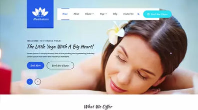 Meditation WordPress Theme Thumbnail