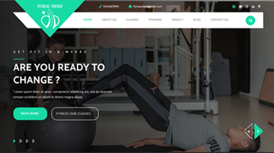 Physical Therapy WordPress Theme Thumbnail