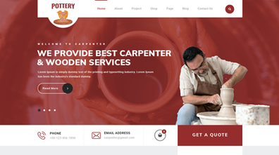 Pottery WordPress Theme Thumbnail
