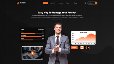 Project Management WordPress Theme Thumbnail
