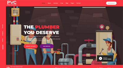 PVC Pipes WordPress Theme Thumbnail
