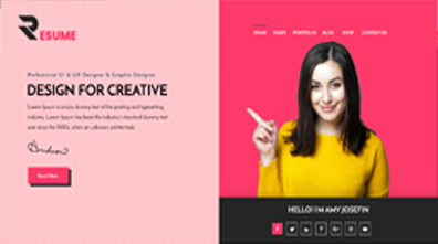 Resume WordPress Theme Thumbnail