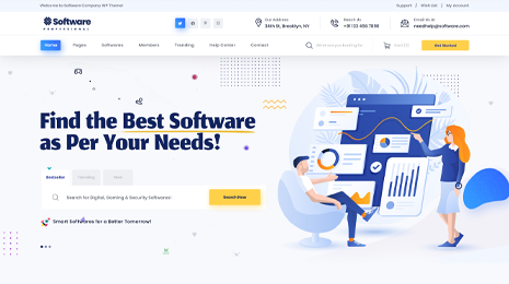 Software Company WordPress Theme