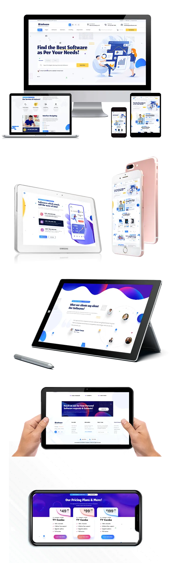 Software Developer Portfolio WordPress Theme